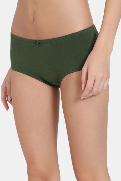 Zivame Girls Anti-Microbial Medium Rise Full Coverage Hipster Panty (Pack of 3) - Multicolor — image 12